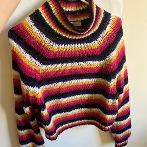 cozy colorful sweater NWOT